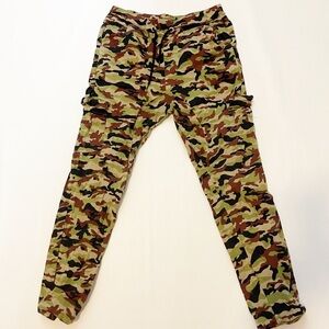 west street haku camo cargo stretch pants size L